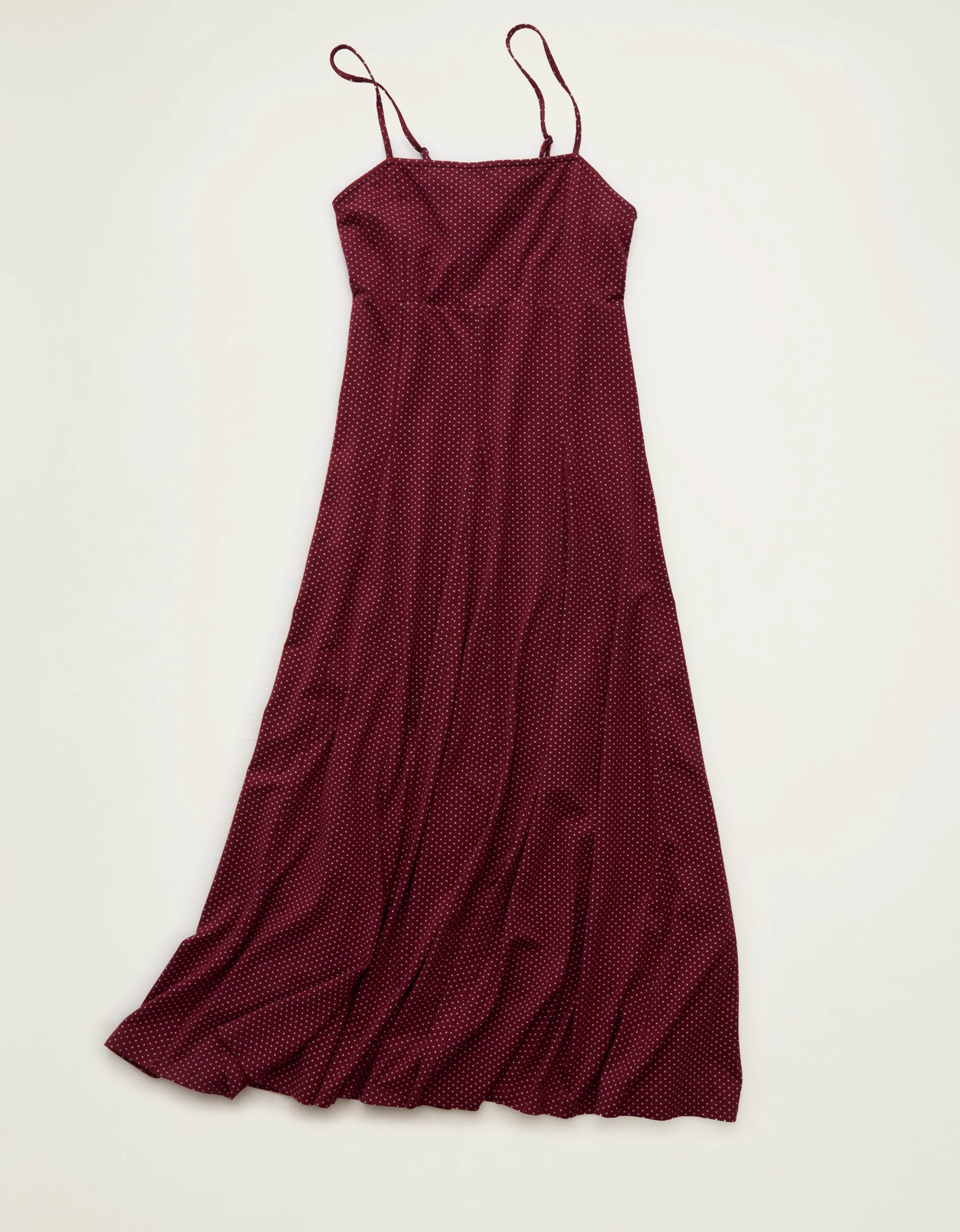AE Knit Tie-Back Godet Midi Dress | American Eagle Outfitters (US & CA)