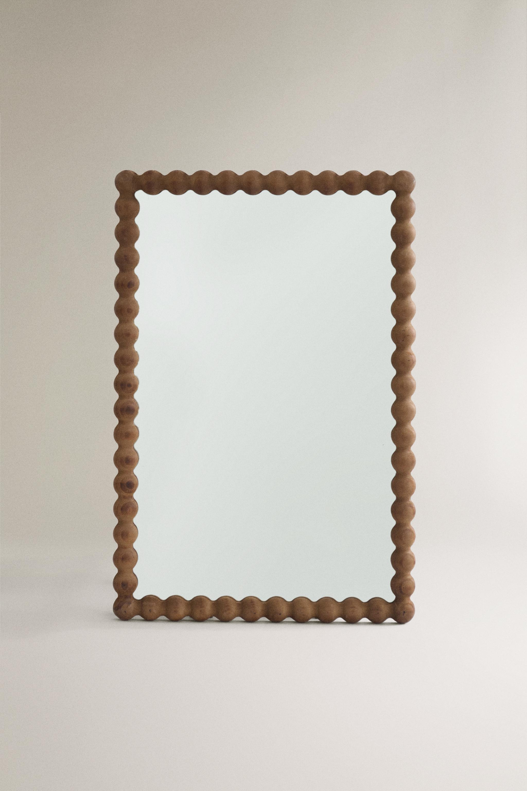 RECTANGULAR WALL MIRROR WITH WOODEN FRAME | Zara US