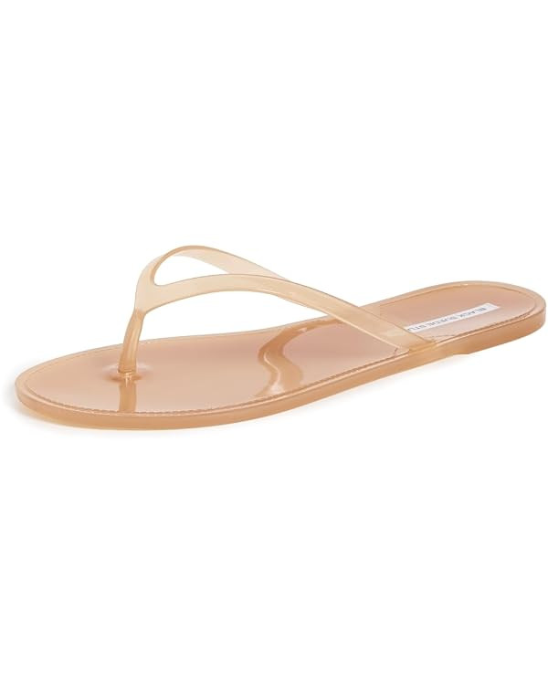 Black Suede Studio Women's Crystal Jelly Flip Flops | Amazon (US)