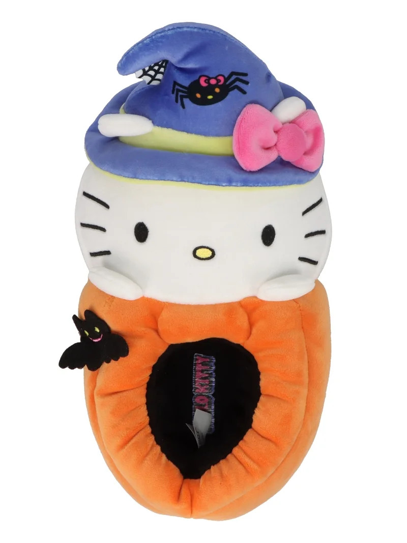 Hello Kitty\u00ae Women's Halloween Witch Plush Slippers | Walmart (US)