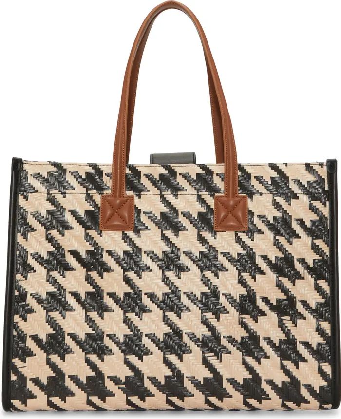 Saly Houndstooth Check Tote | Nordstrom