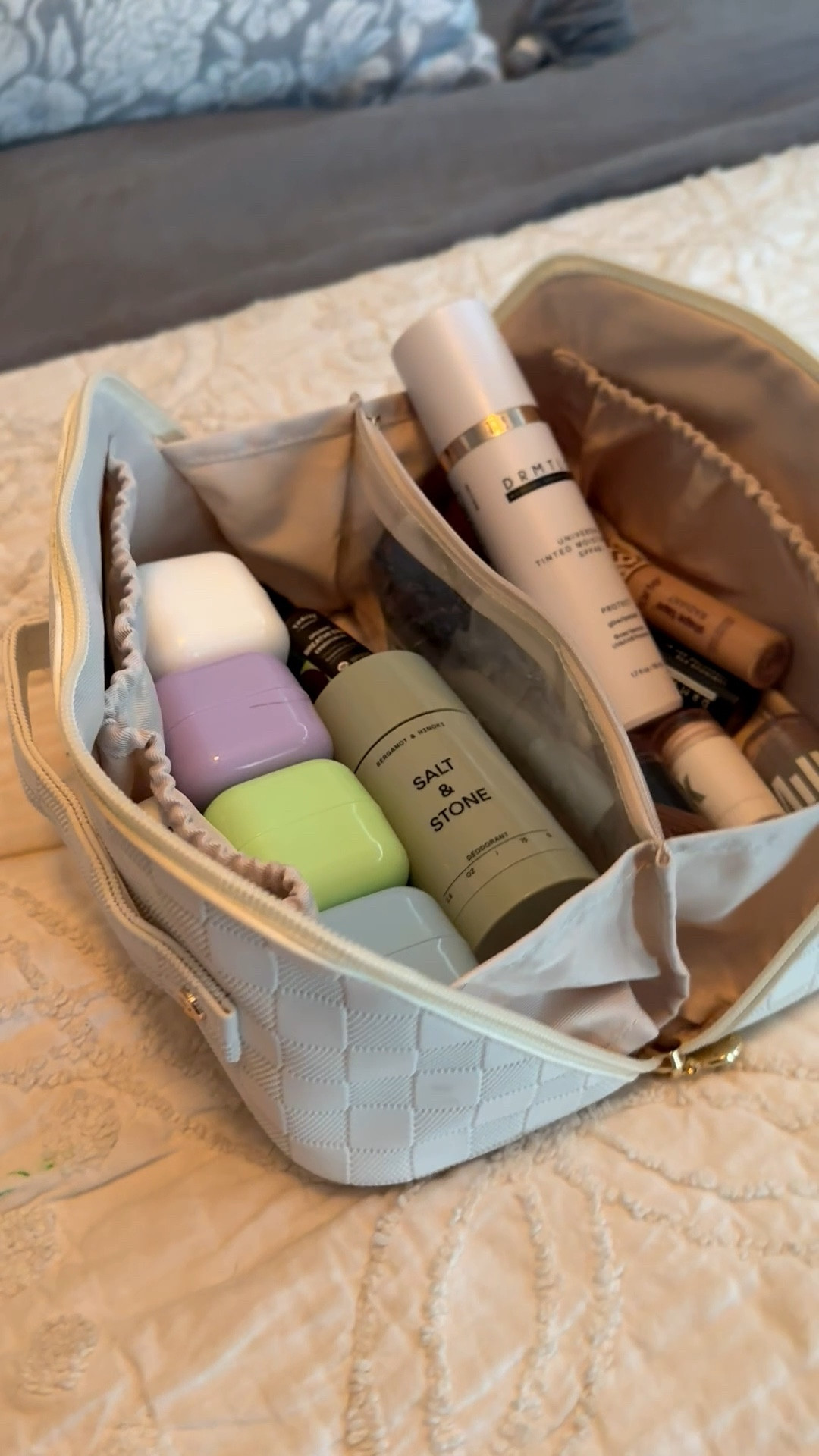 Fave new travel make up & toiletry bag. Amazon find under $25! Comes in 15+ colors and styles. Check the products for what’s currently in my makeup bag. Matte foundation, contour sticks, tinted moisturizer and spf, concealer and the under eye color corrector I SWEAR BY. 

Makeup bag, Waterproof cosmetics bag, grwm, makeup, clean beauty, travel, nontoxic makeup, tsa approved travel toiletries 

#LTKBeauty #LTKTravel #LTKFindsUnder50