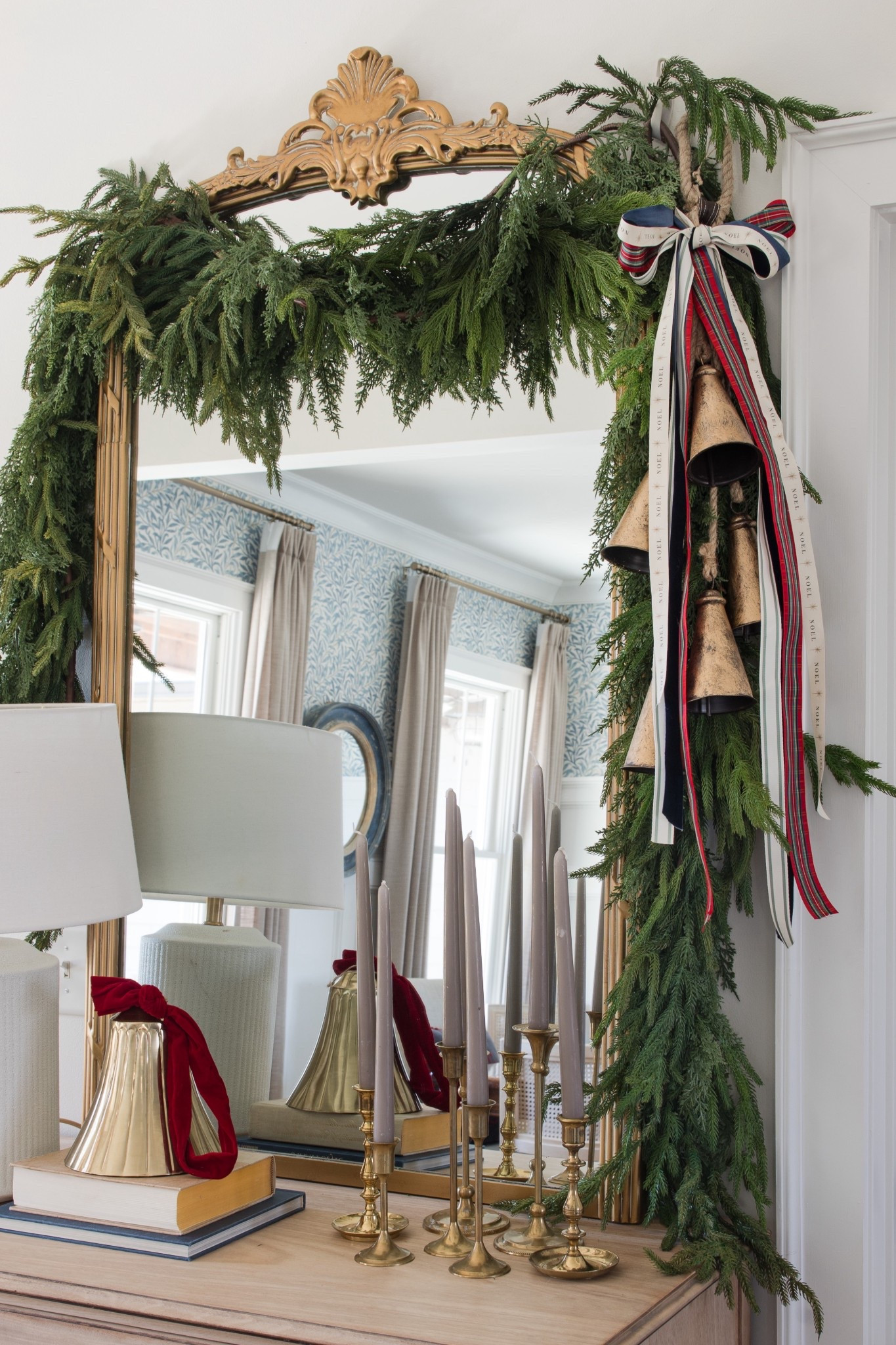 I couldn’t decide on one ribbon so I did a bundle of ribbons with these  bells 

#LTKHoliday #LTKSeasonal #LTKHome