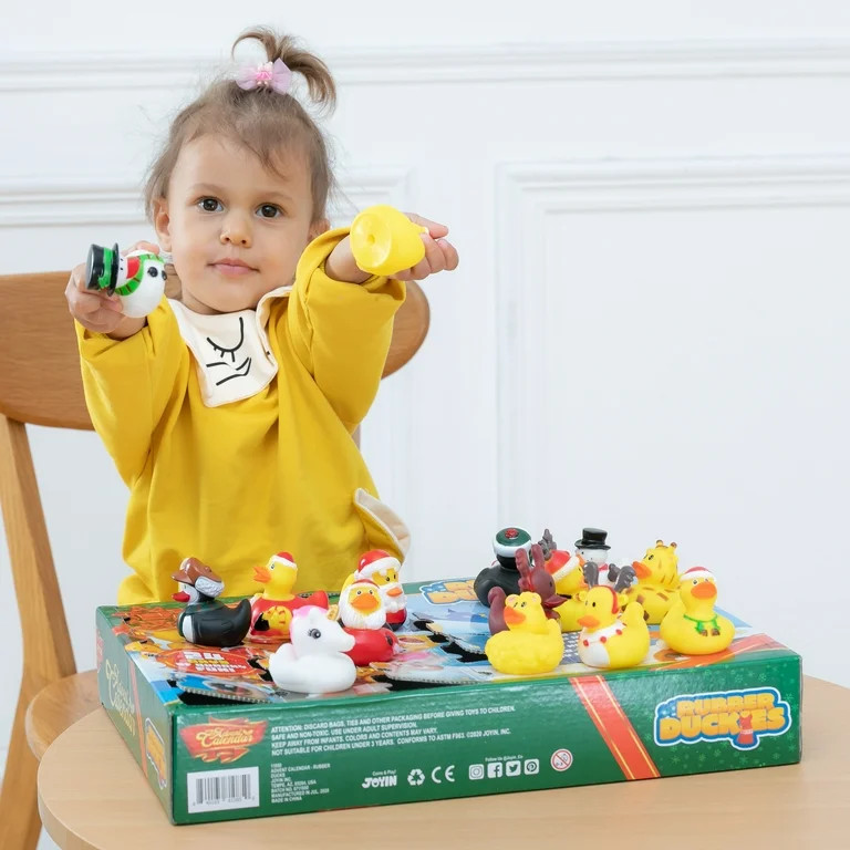 SYNCFUN 2025 Christmas Advent Calendar Ducks, 24 Days Christmas Countdown Rubber Ducks for Boys G... | Walmart (US)
