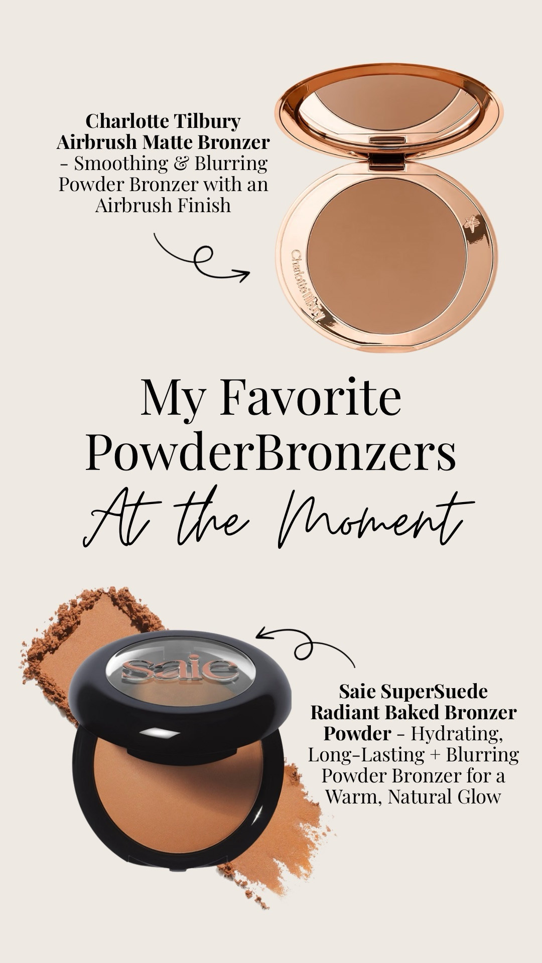 My absolute favorite powder bronzers at the moment! Sets any creams so well and enhances your makeup in the best way! 

 #LTKgrwm #LTKBeauty