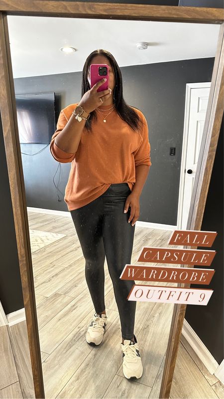 I’m loving pops of colors in my neutral fall capsule wardrobe! This one is a muted orange. It’s giving “let’s go pick some pumpkins right away!” And can you believe these AREN’T leather leggings? // Outfit 9

Fall clothes

#LTKstyletip #LTKmidsize #LTKSeasonal