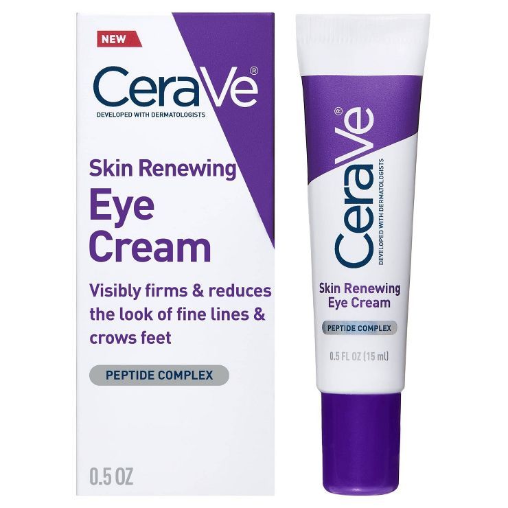 CeraVe Skin Renewing Peptide Eye Cream for Wrinkles and Dark Circles - 0.5 fl oz | Target