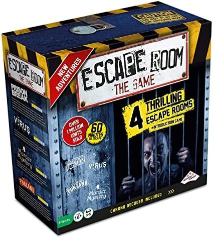 Escape Room The Game, Version 2 - with 4 Thrilling Escape Rooms | Solve The Mystery Board Game for A | Amazon (US)