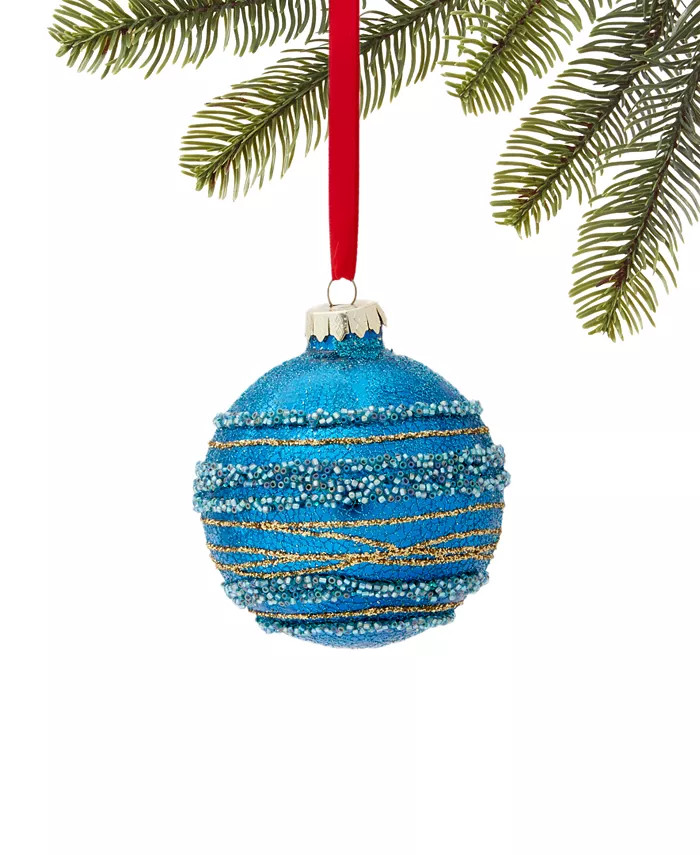 Holiday Lane
          
        
  
      
          Patina Glitter Ball Ornament, Created for Ma... | Macy's