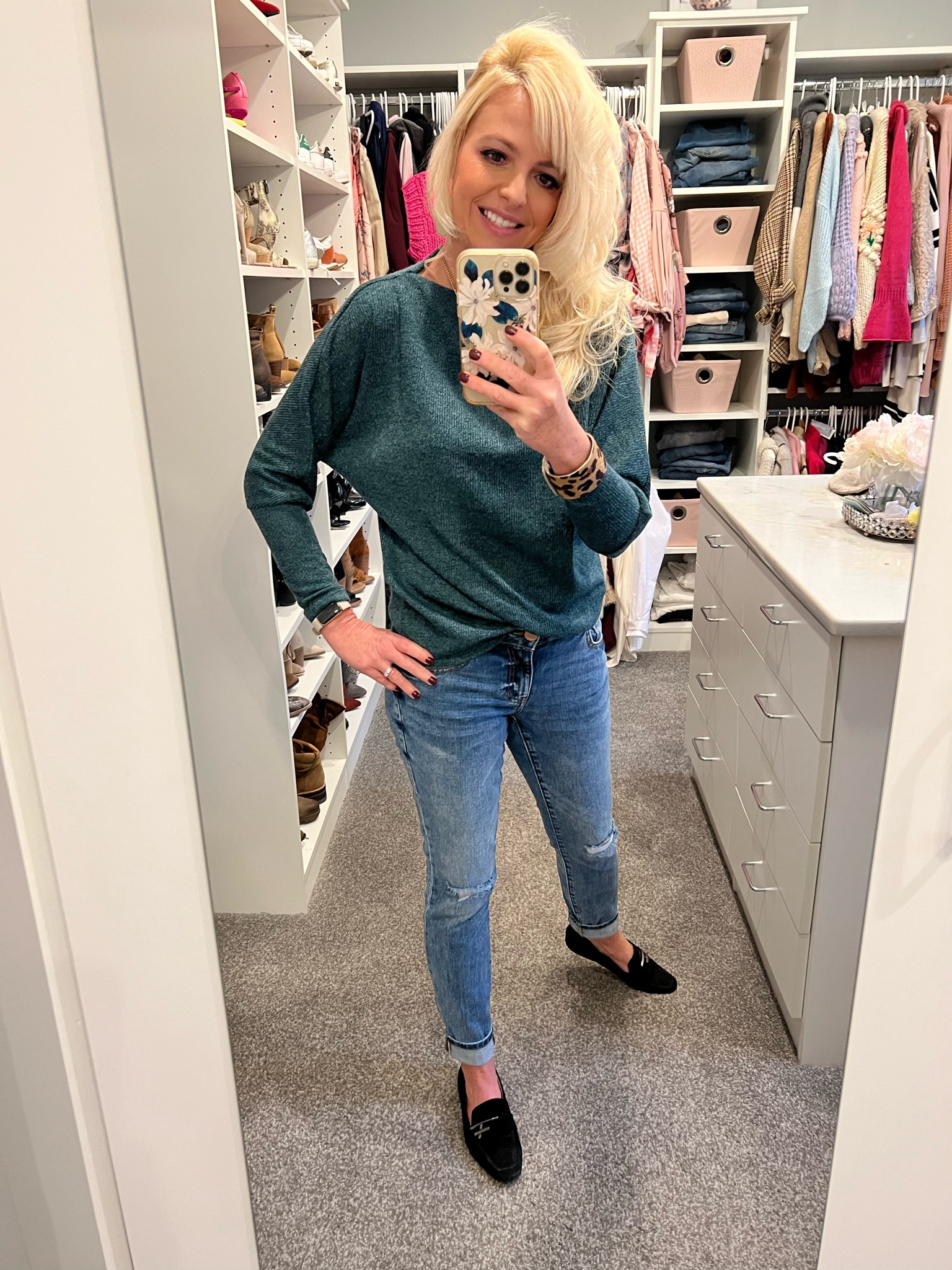 Cute transition outfit and top (code ANDREA 10) and flats on sale 

#LTKstyletip #LTKunder50 #LTKshoecrush