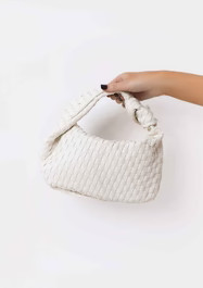 Melissa Cream Knotted Shoulder Bag | Shoulder Bags | MissyEmpire | Missy Empire | Missy Empire (UK)