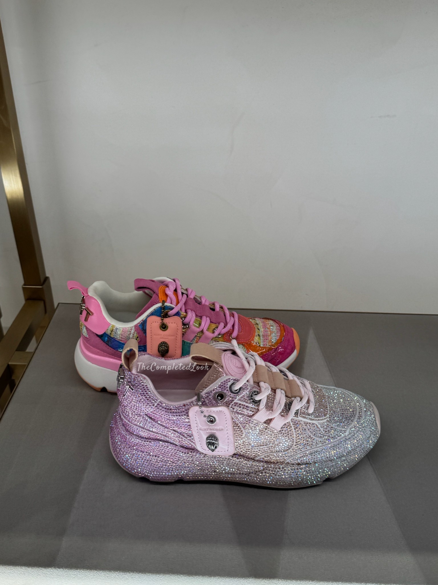 Kurt Geiger shoes ! #kurtgeiger #crystalsneakers 