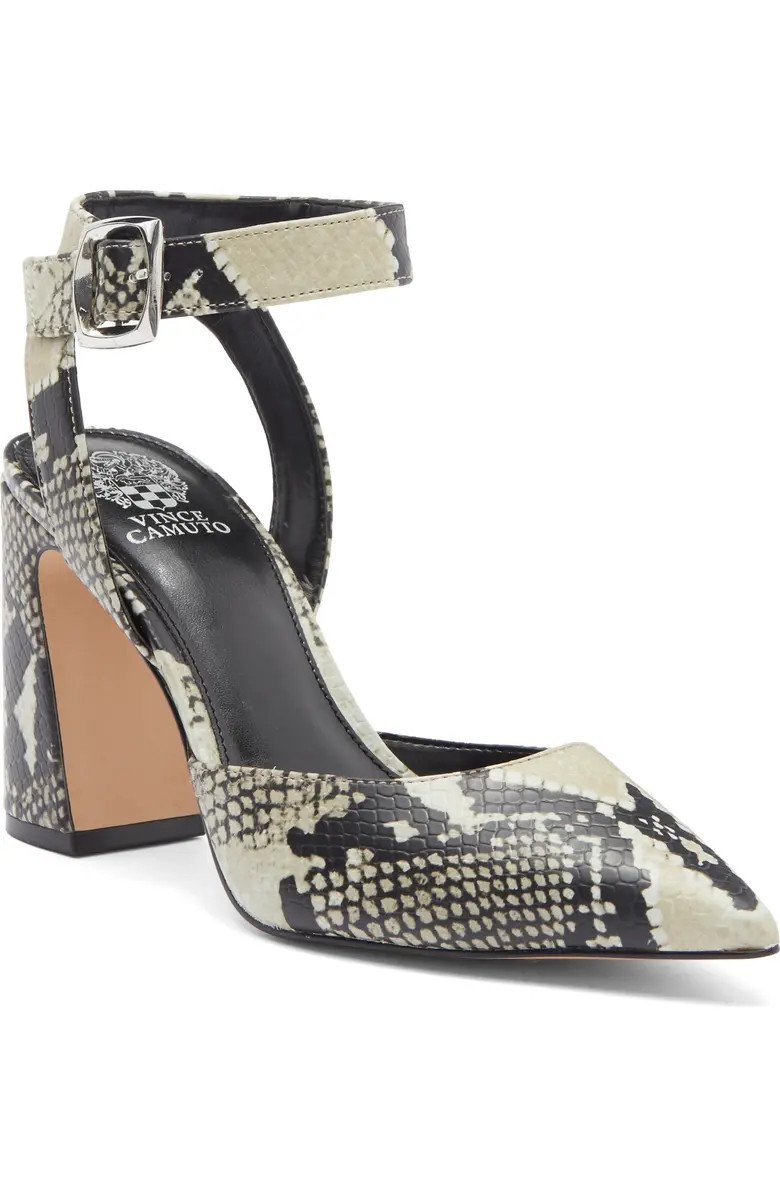 Alarica Ankle Strap Pointed Toe Pump (Women) | Nordstrom Rack