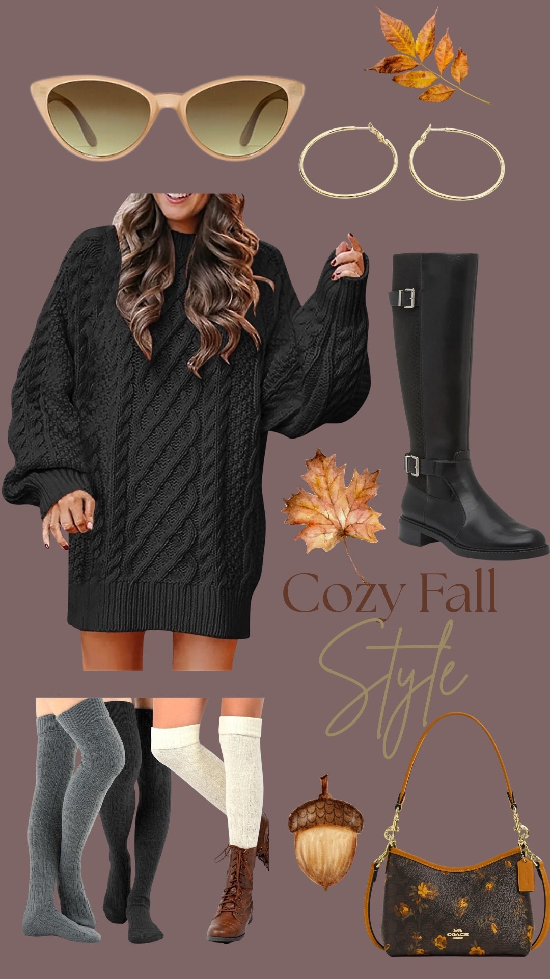 Sweater dress with thigh high socks and riding boots gives Fall vibes!🍂

#LTKshoes #LTKfall #LTKstyletip
