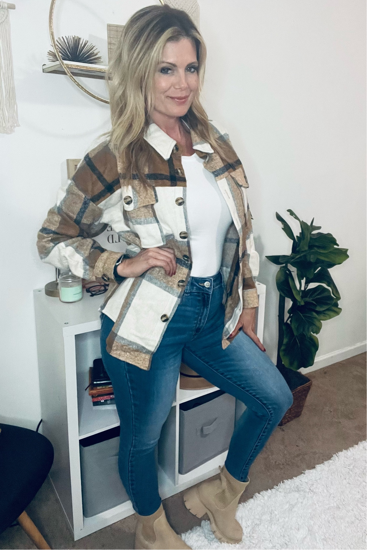 Fall is here! This DOROSE shacket is life!! It goes perfect with my favorite boots! 

#ltkfallfashion #ltkover40 #ltkflannel #ltkshacket #ltkboots 

#LTKbeauty #LTKshoecrush #LTKfit