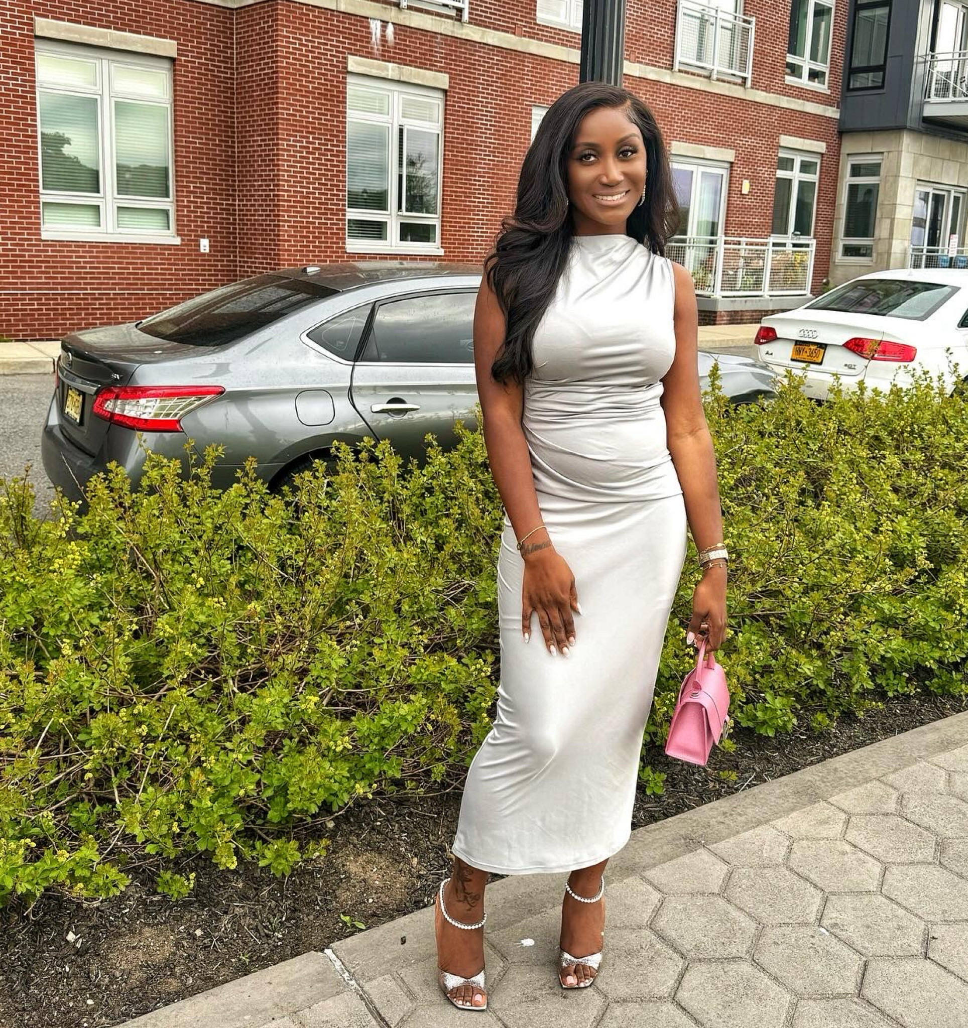 Grace in her heart and glitter in her step! I underestimated how much I would love this dress until I tired it. The fit has stretch and forms well to your body figure. Summer is approaching and if you want a light but sustainable fabric, this is the choice for you! 

#LTKShoeCrush #LTKItBag #LTKStyleTip