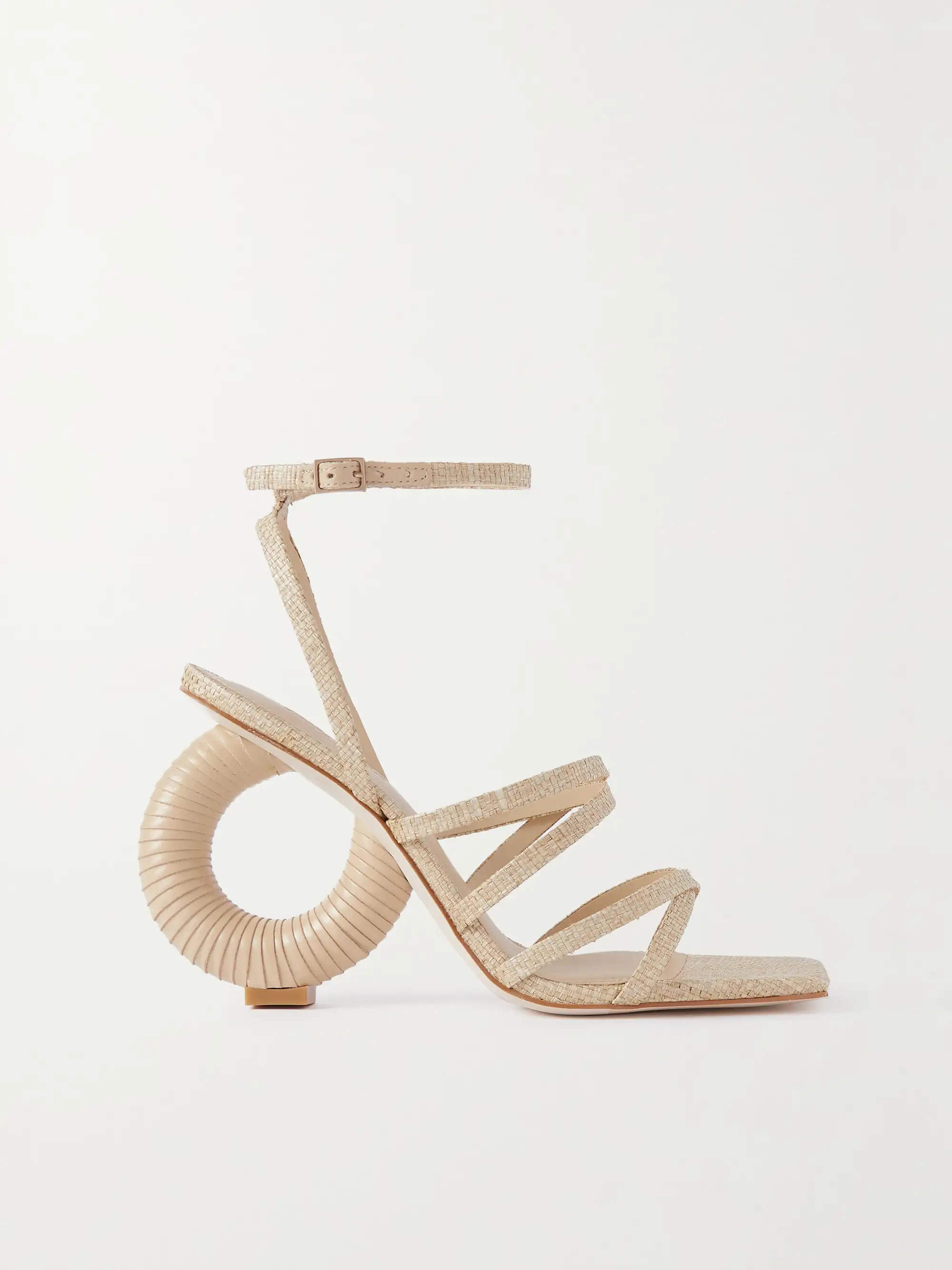 Asha raffia sandals | NET-A-PORTER (UK & EU)