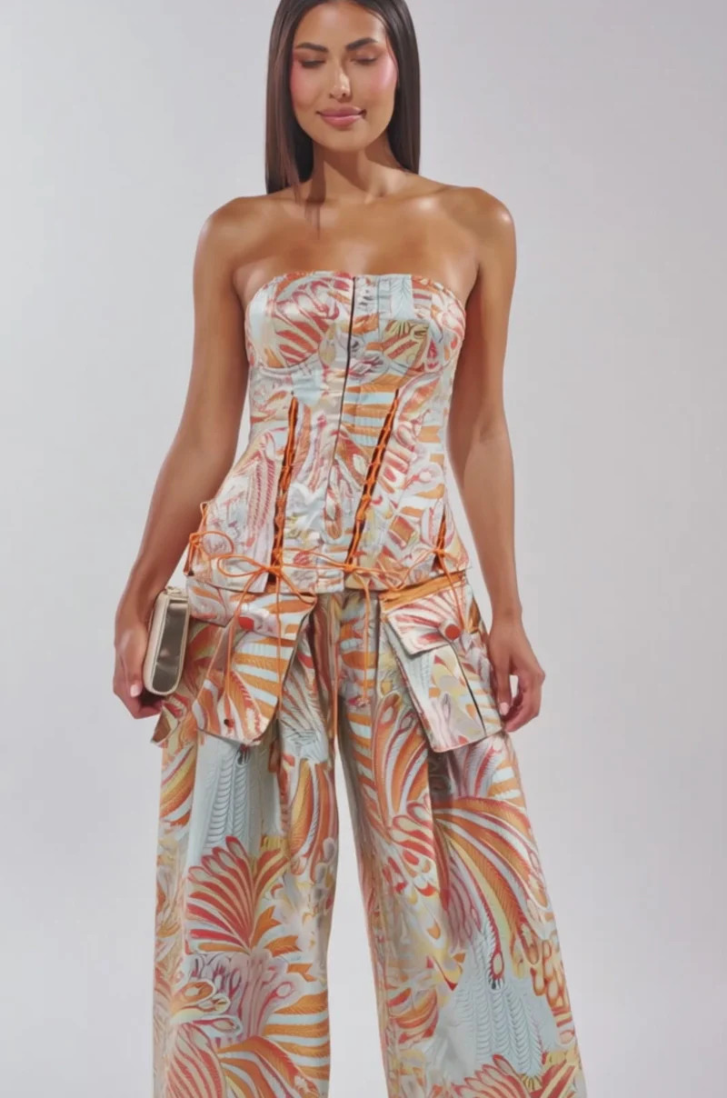 MARTHA FLORAL CORSET | AKIRA