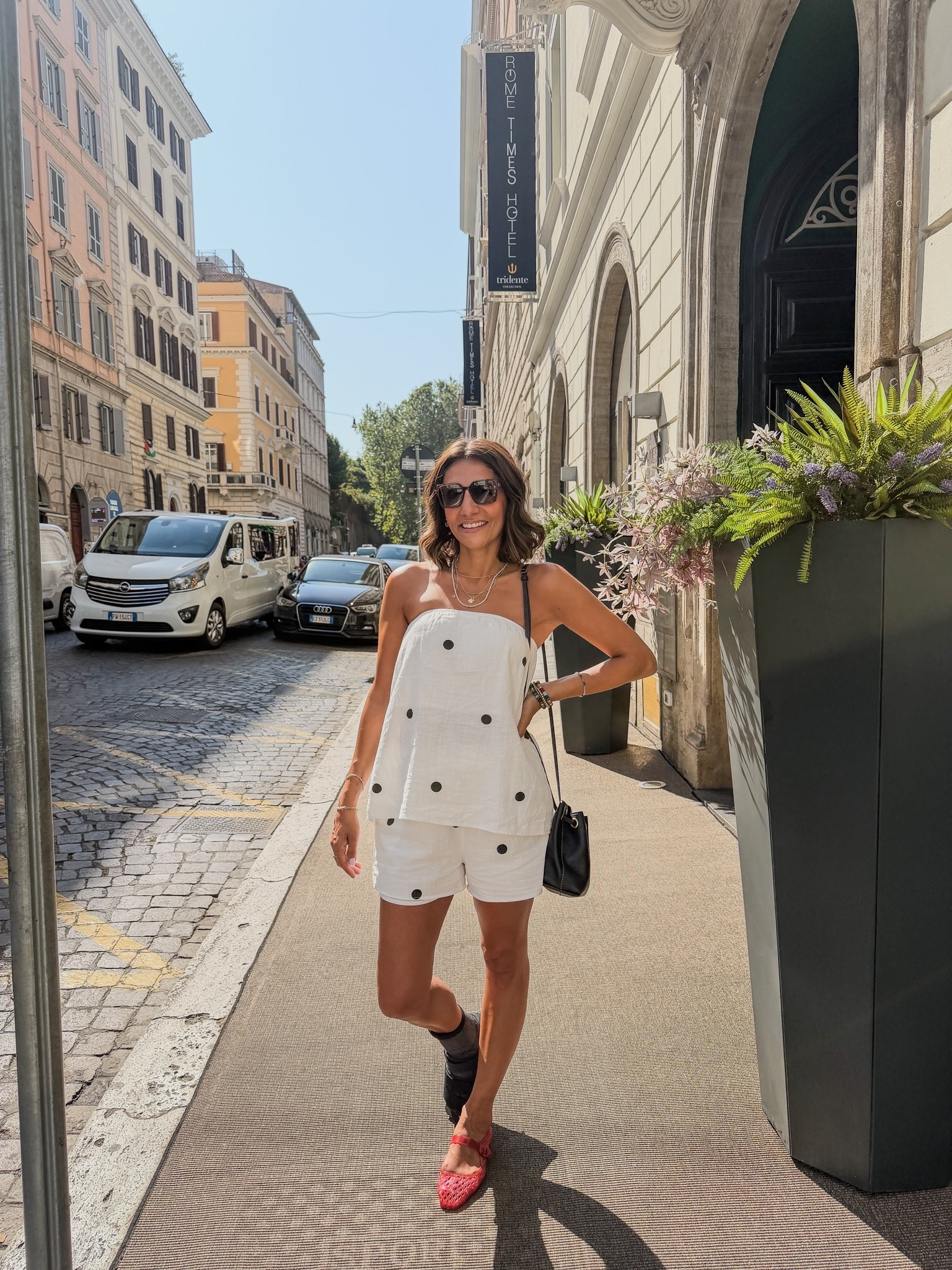Wore this in Rome and it was 97 degrees 
It was the best possibly choice for the heat. So light and cool! Wearing small.

#LTKOver40 #LTKTravel #LTKmomlife