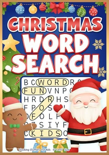 Stocking Stuffers for Kids: Christmas Word Search Activity Book with Mazes and Coloring For Boys ... | Amazon (US)