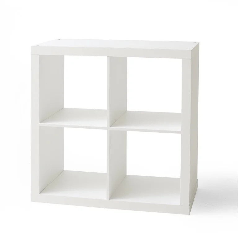 Better Homes & Gardens 4-Cube Storage Organizer, Textured White | Walmart (US)