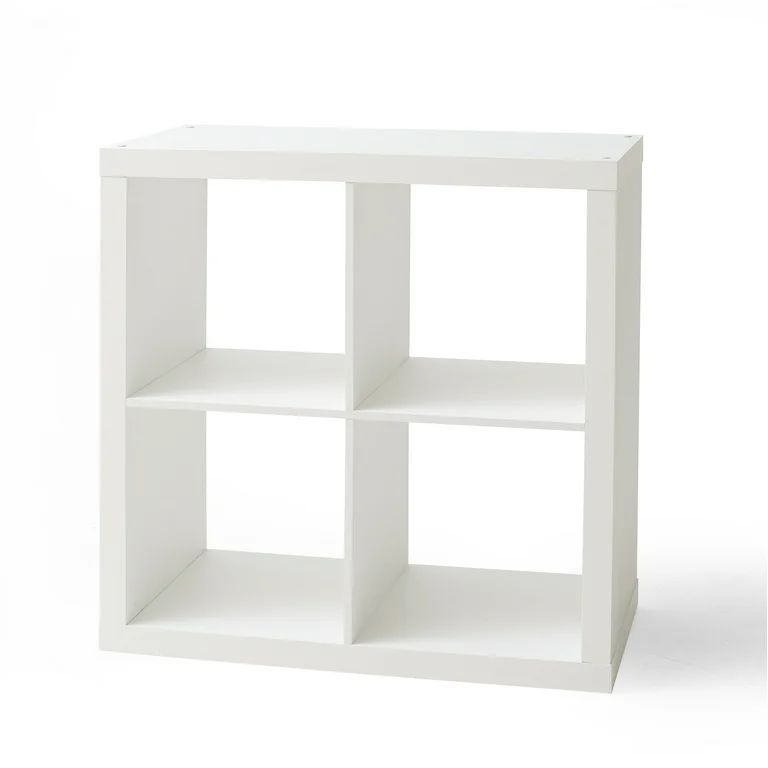 Better Homes & Gardens 4-Cube Storage Organizer, Textured White | Walmart (US)