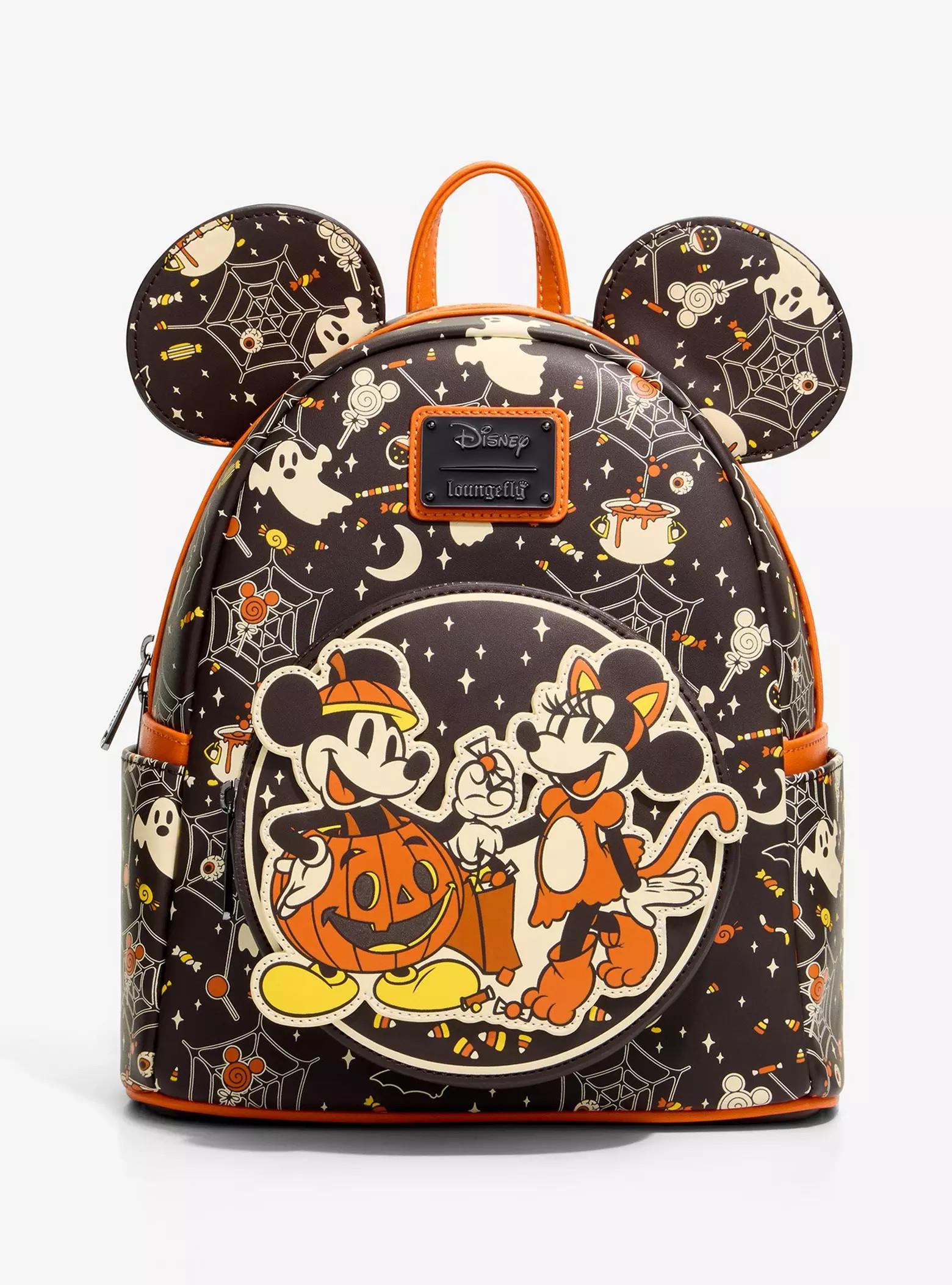 Loungefly Disney Mickey & Minnie Halloween Costumes Glow-in-the-Dark Mini Backpack - BoxLunch Exc... | BoxLunch