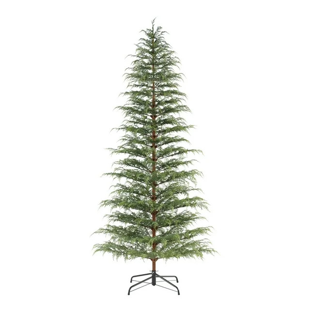 My Texas House 9ft Pre-lit Twinkle LED Cypress Artificial Christmas Tree, 600 LED, Green | Walmart (US)