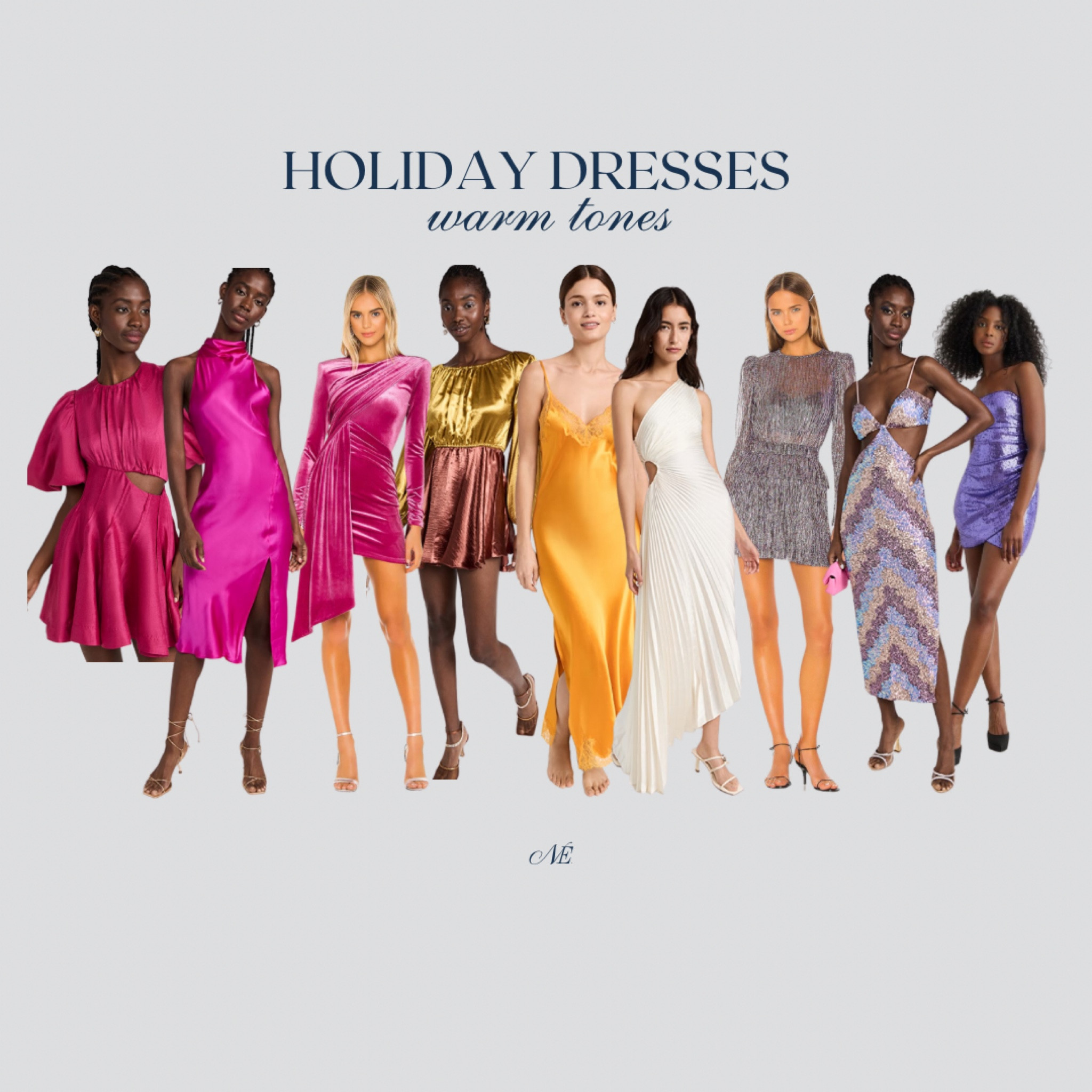 HOLIDAY DRESSES WARM TONES + PURPLE

#LTKstyletip #LTKSeasonal #LTKHoliday