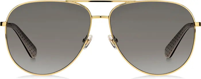 isla 61mm polarized gradient aviator sunglasses | Nordstrom Rack