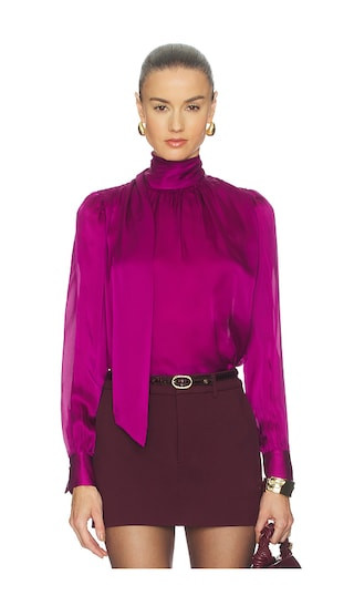 Ornament Blouse in Mulberry | Revolve Clothing (Global)