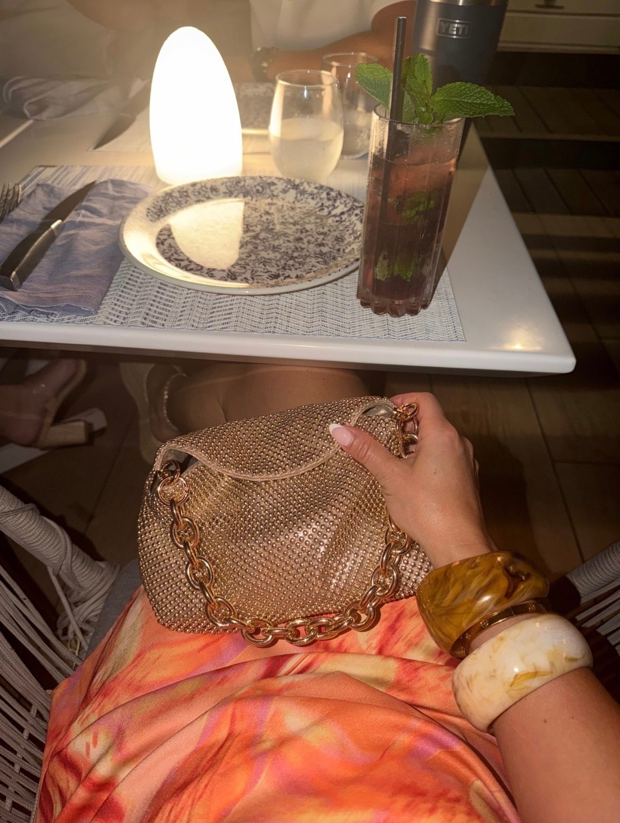 Vacation dinner details 🧡

#LTKootd #LTKgrwm #LTKTravel