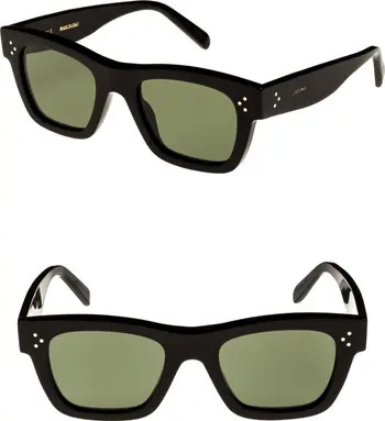 CELINE Mineral 51mm Rectangle Sunglasses | Nordstrom | Nordstrom