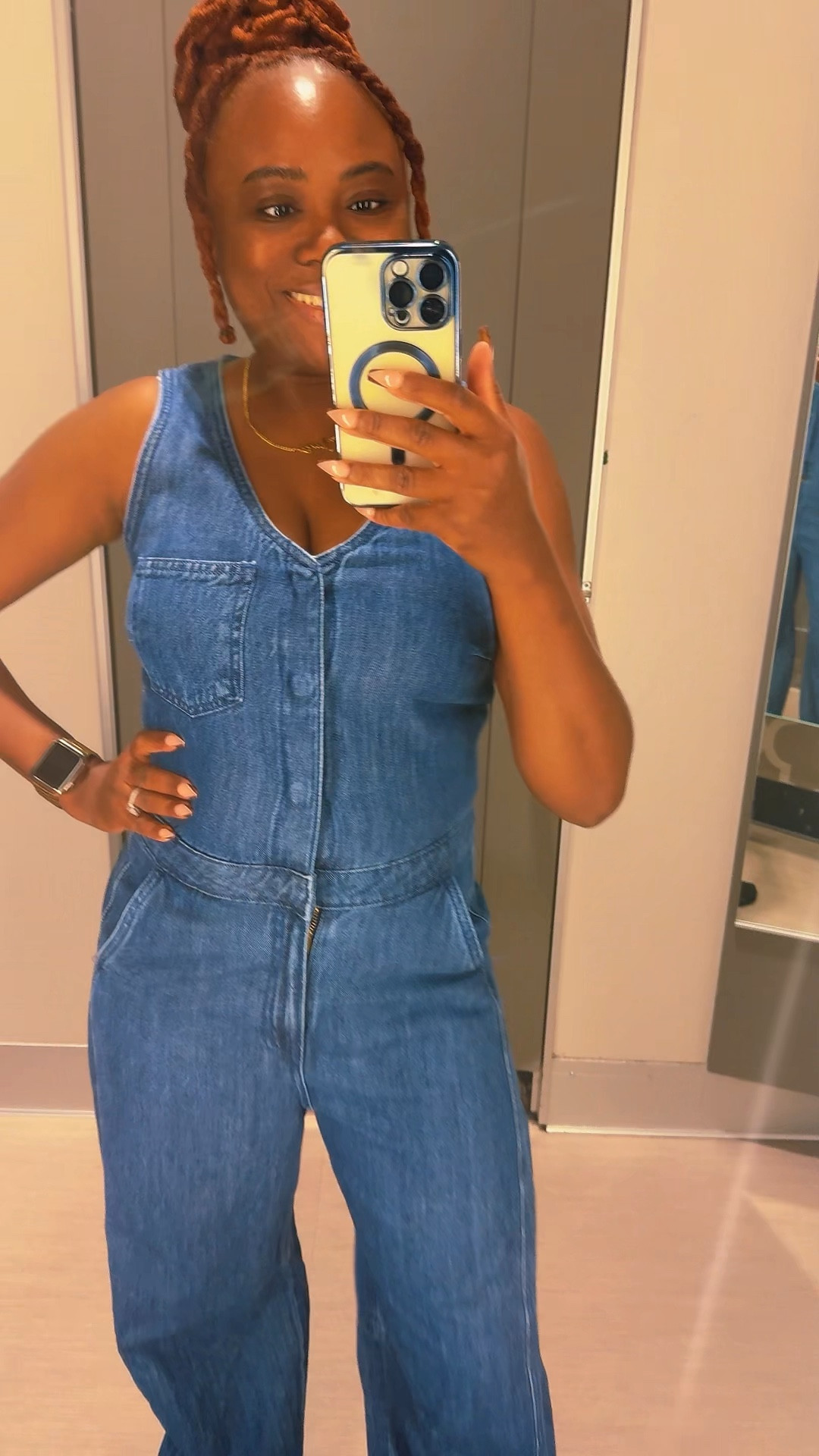 Sleeveless Jean Jumpsuit 

#LTKStyleTip #LTKSeasonal #LTKVideo