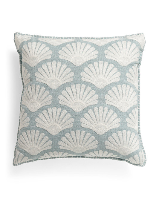 20x20 Sheila Crewel Embroidery Pillow | TJ Maxx