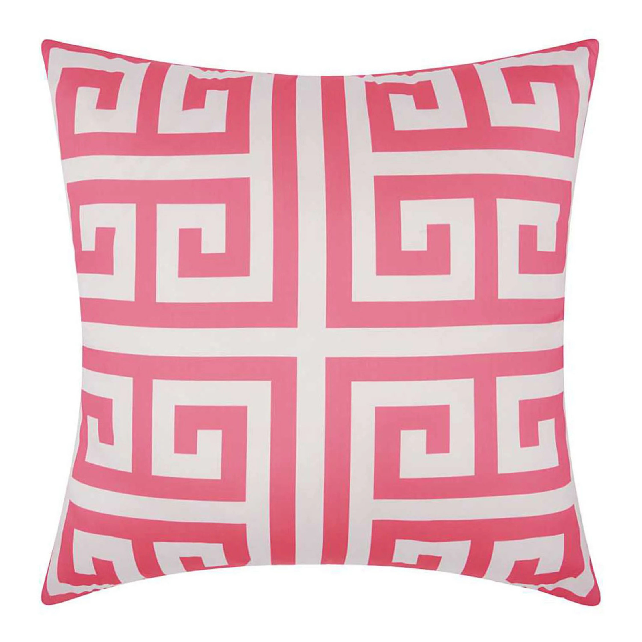 Mina Victory Greek Key Turquoise Outdoor Throw Pillow | Kohl's