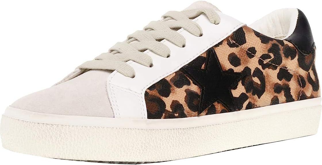 Amazon.com | Steve Madden Women's Philip Sneaker, Leopard , 8 M US | Fashion Sneakers | Amazon (US)