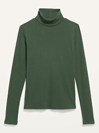 Rib-Knit Turtleneck Top for Women | Old Navy (US)