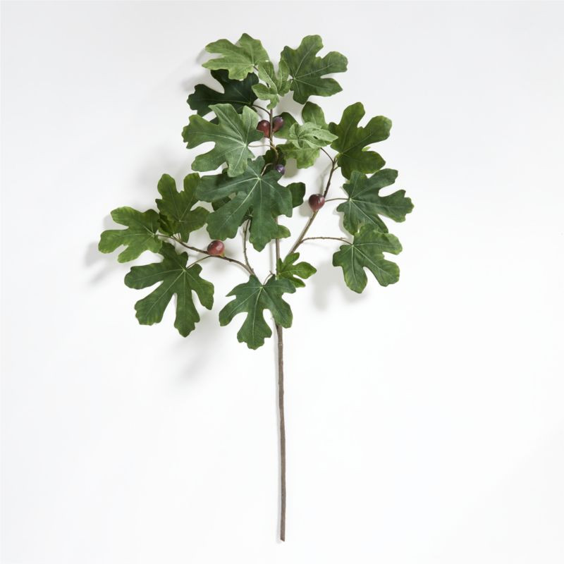 Faux Fig Leaf Stem + Reviews | Crate & Barrel | Crate & Barrel