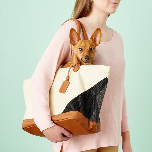 PET GEAR Dog & Cat Carrier Purse, Sand - Chewy.com | Chewy.com