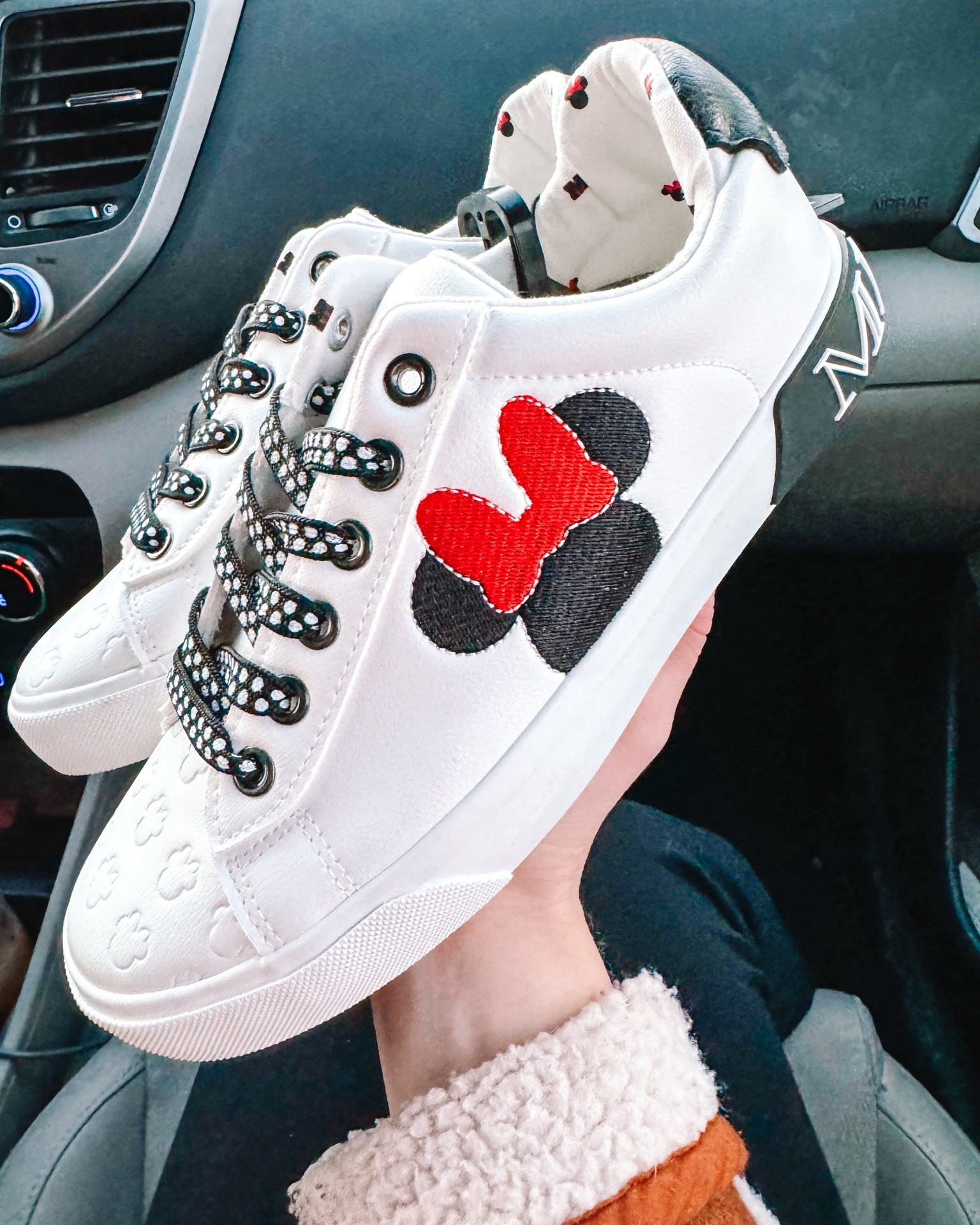 Just snagged the most perfect Disney shoes at Walmart for only $25! Obsessed with the Minnie stitching on the toe ❤️ I’ve linked Disney inspired shoes for the whole family found at Walmart. 

#LTKshoecrush #LTKfamily #LTKfindsunder50