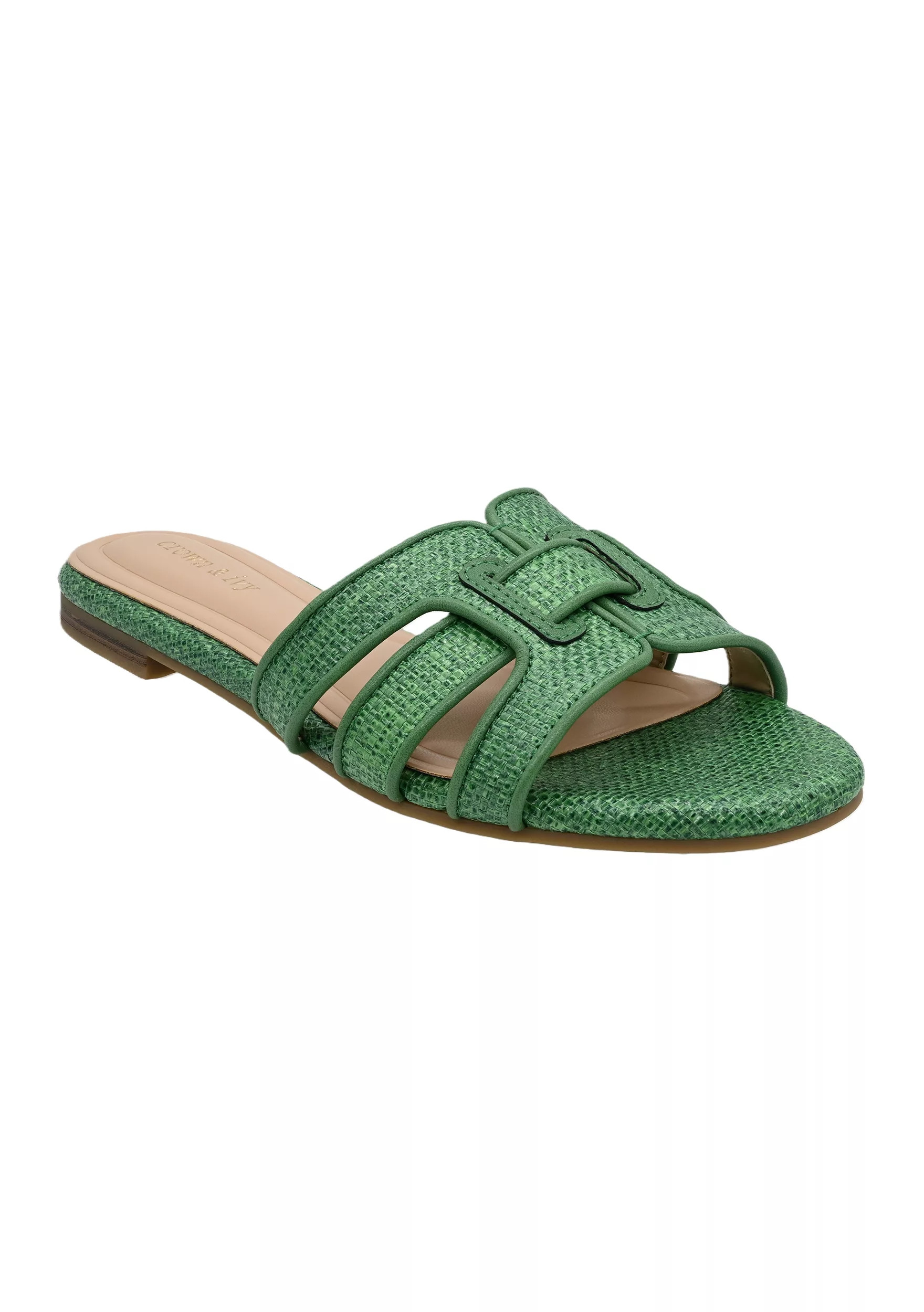 Nicole One Band Slide Sandals | Belk