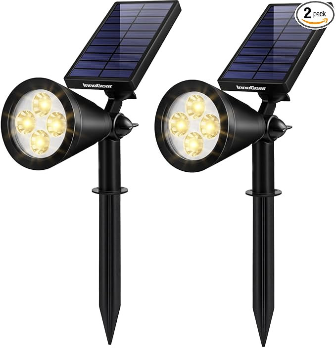 InnoGear Solar Lights Outdoor Waterproof Solar Garden Light for Outside Yard Landscape Lighting P... | Amazon (US)