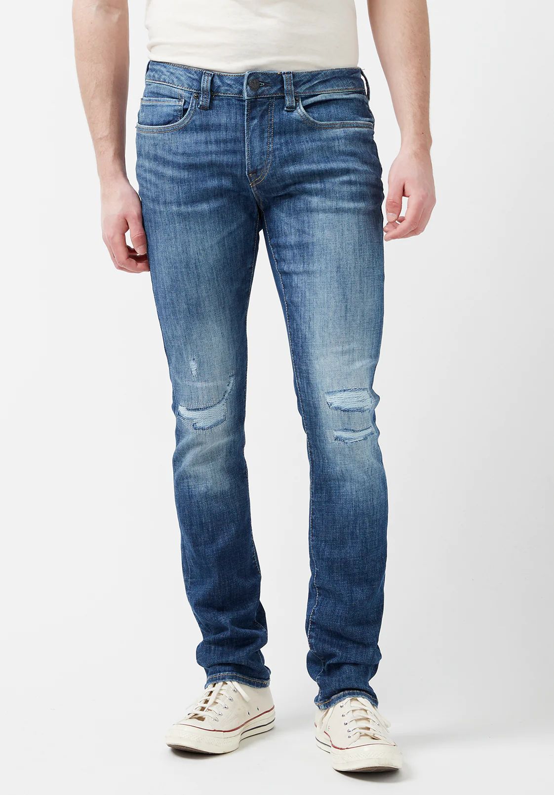Slim Ash Worn Hemp Jeans - BM22819 | Buffalo David Bitton