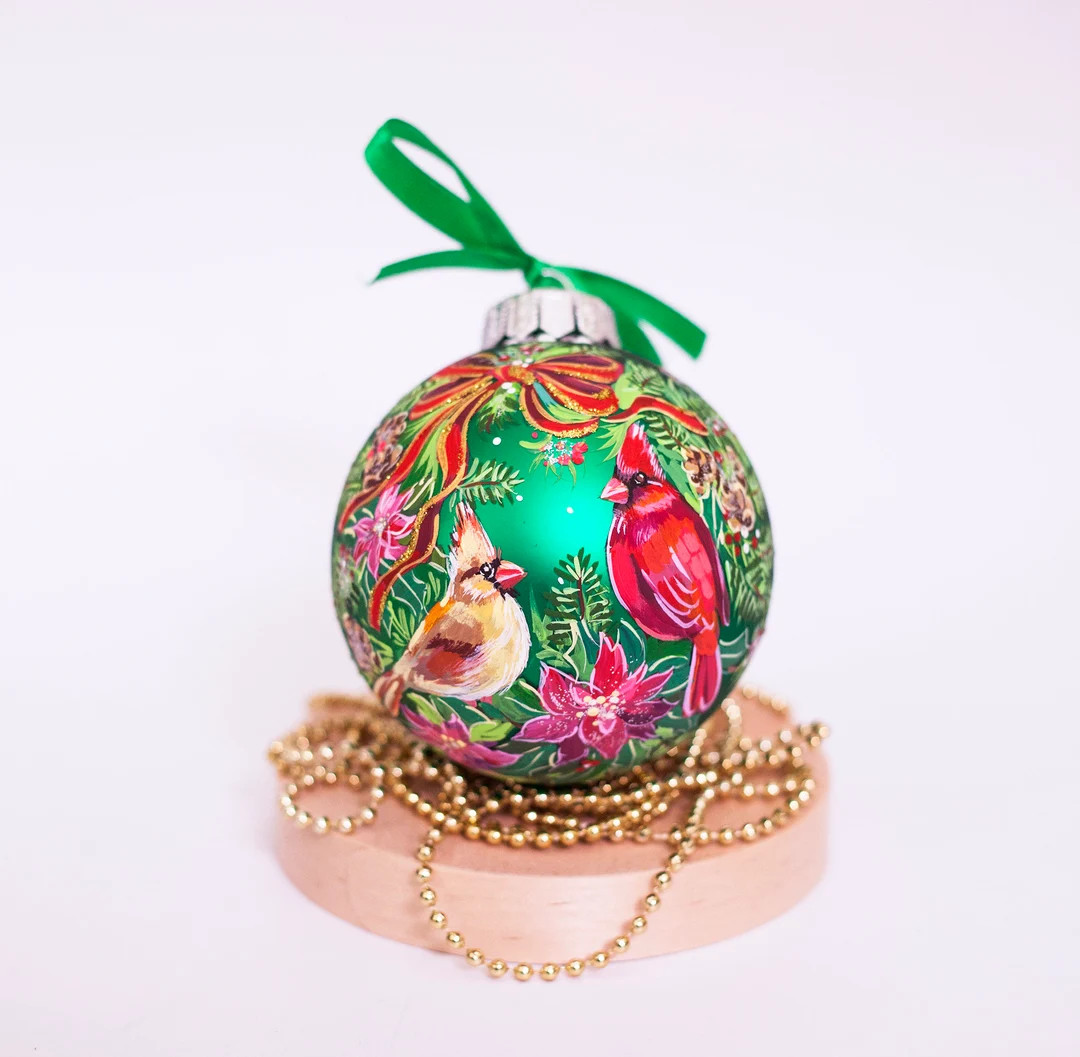 Cardinals Memorial Ornament With Names in Memory Gift Ornament for Grieving Christmas Ornaments W... | Etsy (US)