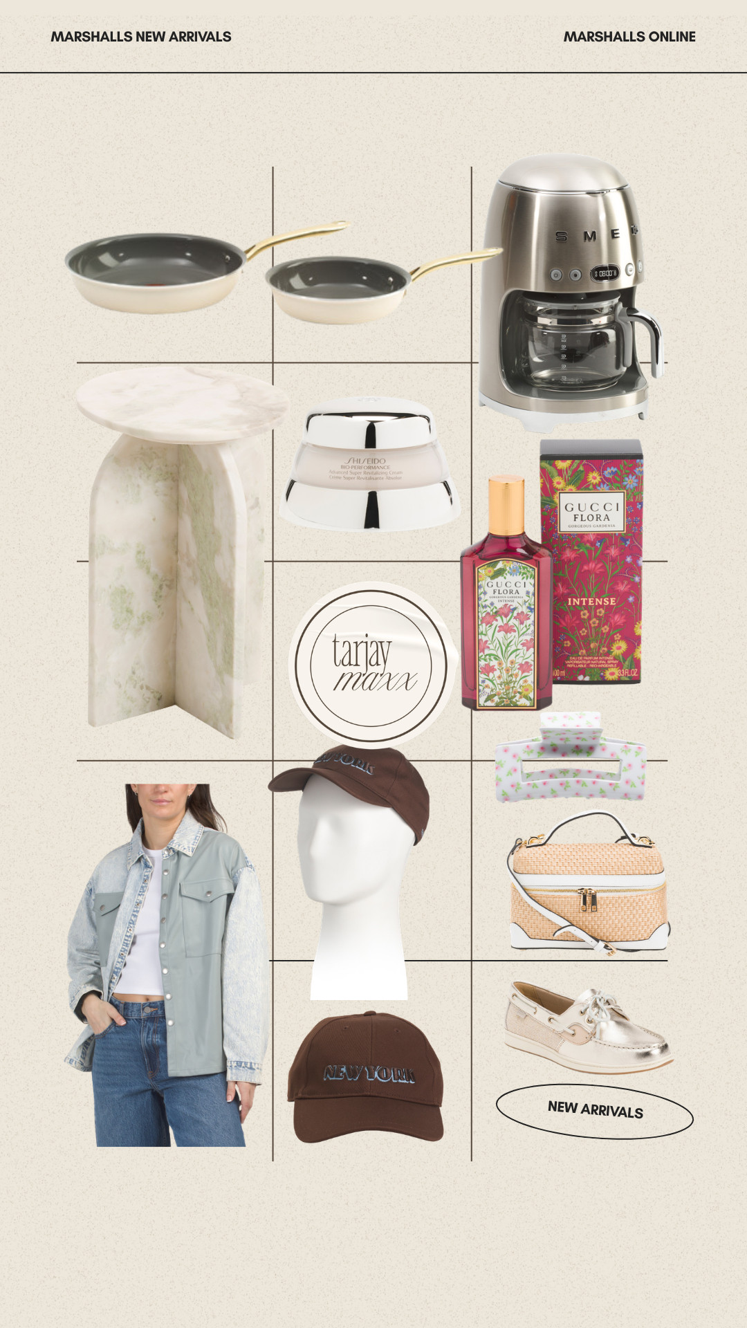 Marshalls online new arrivals are so good rn—like the smeg coffee maker, gucci flora perfume, and that marble side table… I can’t believe these finds are online 😭 such a good mix of home, beauty, and fashion pieces!!
spring outfits 2026, easter dress women, easter basket teen girl, easter outfits women, spring dresses, vacation outfits beach, date night outfits, plus size fashion, country concert outfits, easter basket ideas, marshalls finds, new arrivals, affordable finds 

 #LTKootd #LTKHome #LTKBeauty