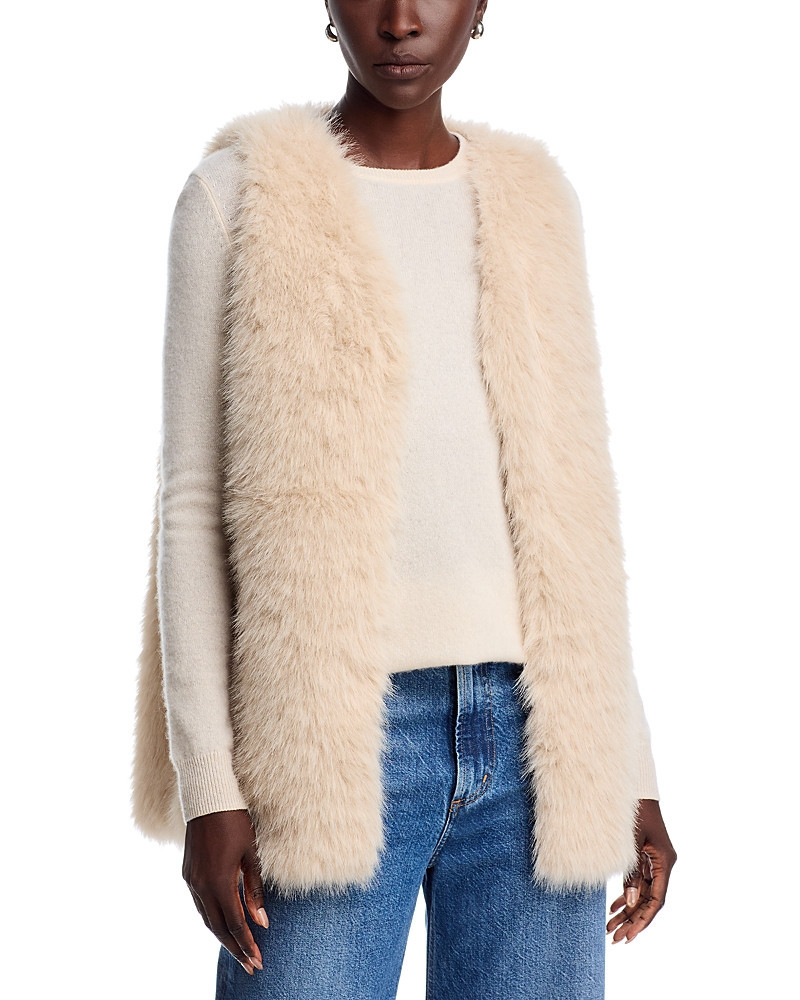 Surell Faux Fur Long Vest | Bloomingdale's (US)
