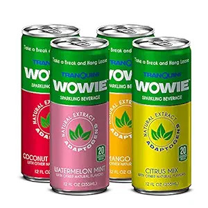 Wowie | Infused Sparkling Beverage for Stress and Anxiety Relief | All-Natural, Low Calorie | Non... | Amazon (US)