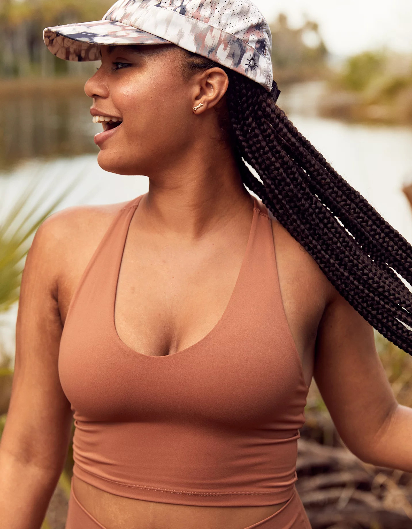 OFFLINE Real Me Longline Racerback Sports Bra | American Eagle Outfitters (US & CA)