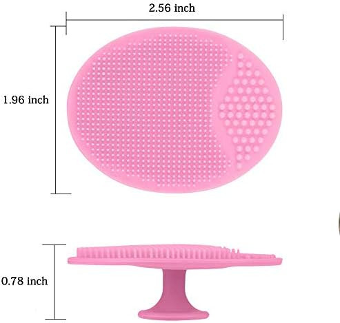Face Scrubbers Exfoliating Facial Cleansing Brush-Soft Silicone Bristle-Remove Dead Skin Toxins-I... | Amazon (US)